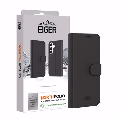 Picture of Eiger Eiger North Folio Case for Samsung Galaxy S24 in Black