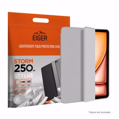 Picture of Eiger Eiger Storm 250m Stylus for Apple iPad Air 11 (2025)/(2024)/ Air (2022) in Light Grey